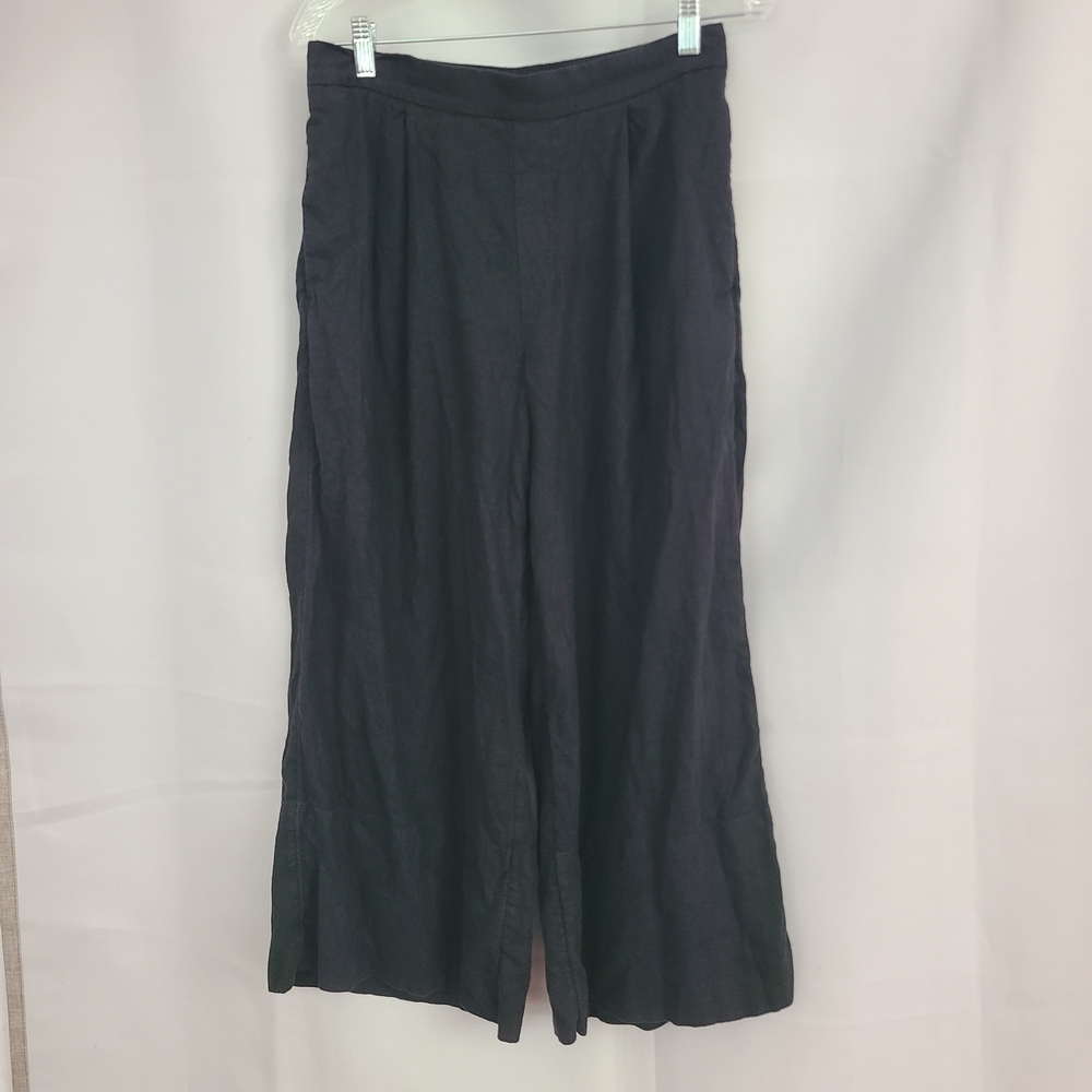 Banana Republic Factory Wide Leg Pants in Black